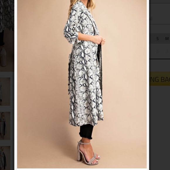 LAST ONE!  NWT SABRINA Lightweight Trench Coat, L - Picture 3 of 7